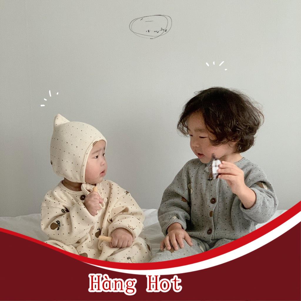 Áo liền quần Cotton Cho Bé Sơ Sinh