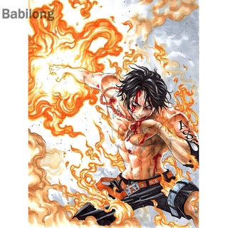 Bộ Tranh Đính Đá Tự Làm Hình Nhân Vật One Piece