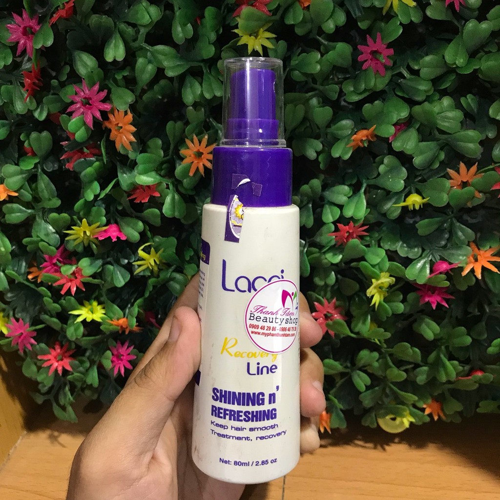 Xịt dưỡng tóc Lacei Recovery Line Shining n' Refreshing 80ml