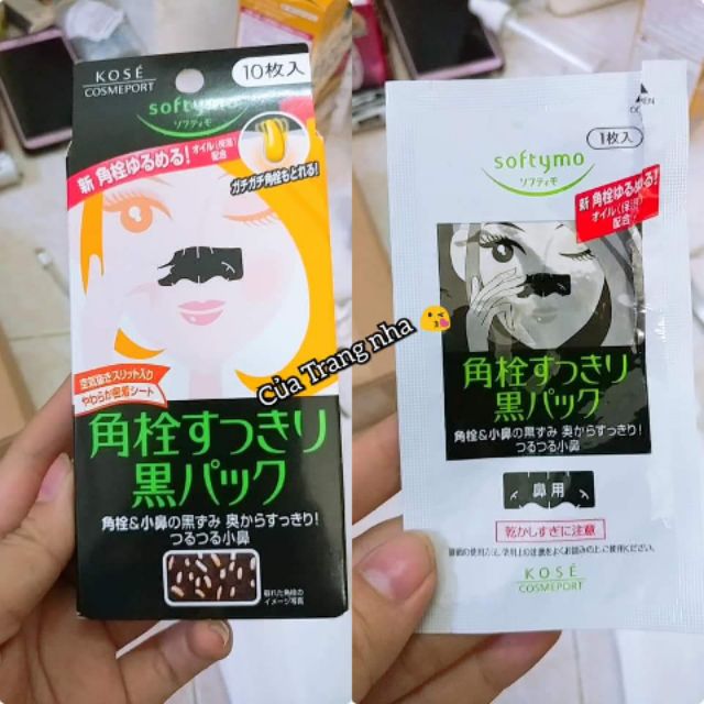 Miếng dán lột mụn mũi Kose Softymo