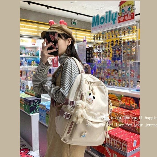 Schoolbag female college students Japanese backpack 2021 new Korean version cute backpack for junior high school students