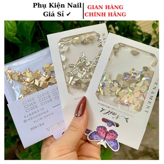 Đá khối nail chân bằng mix 100 viên đính móng các màu hót nhất