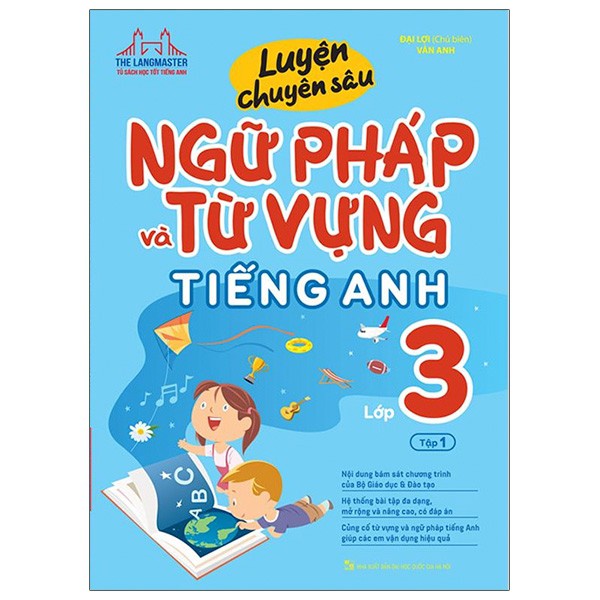Sách - Combo Luyện chuyên sâu ngữ pháp và từ vựng Tiếng Anh 3 (tập 1+tập 2)