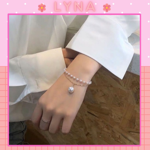 Vòng tay, lắc tay 2 lớp ngọc trai LYNA