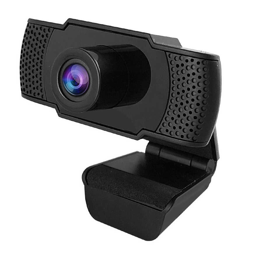 1080P HD Webcast Live USB Camera,Driver-Free with Built-in Microphone