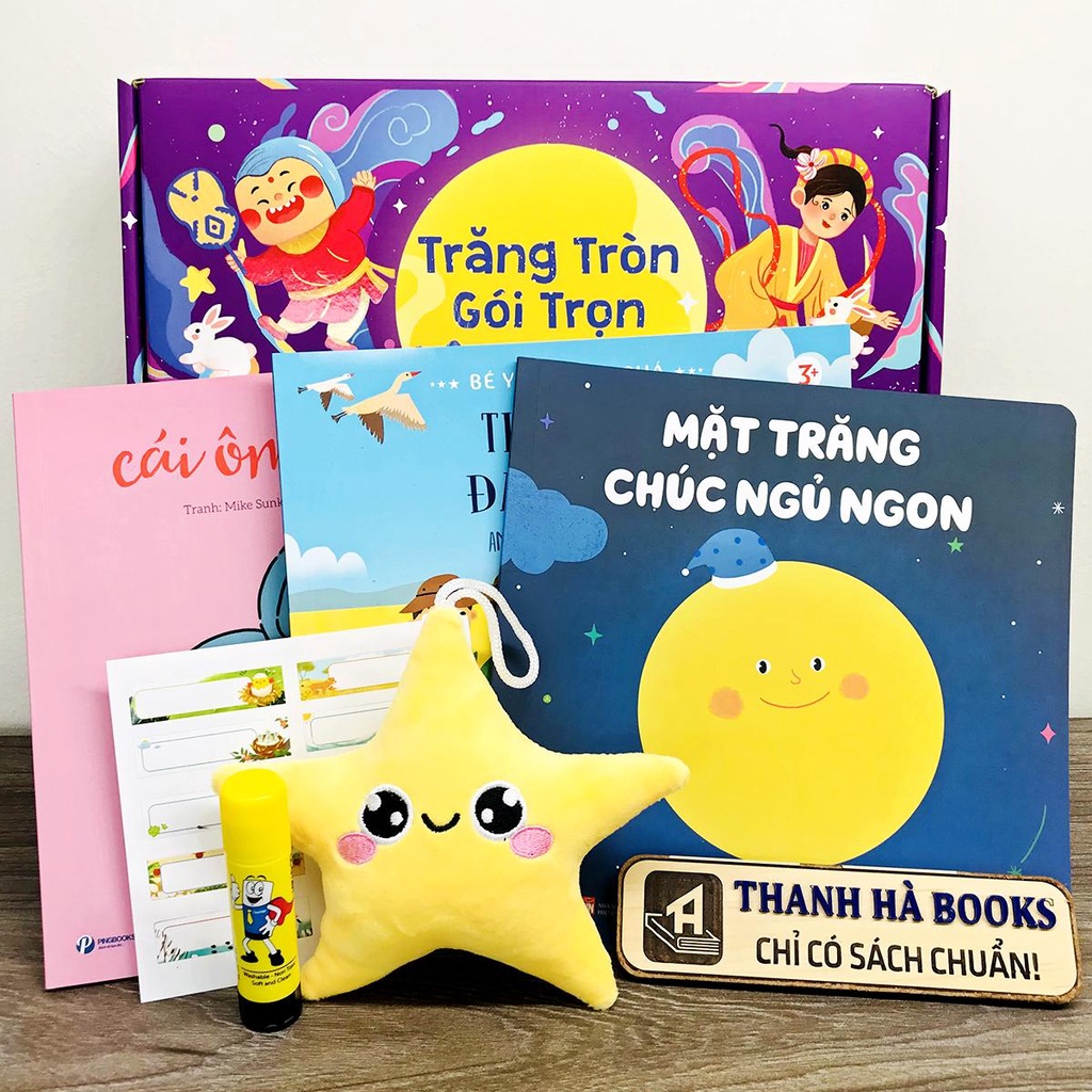 Sách - Hộp quà Trung Thu: Trăng tròn gói trọn yêu thương (Dành tặng bé 0-3 tuổi, 3-6 tuổi) - Lẻ tùy chọn