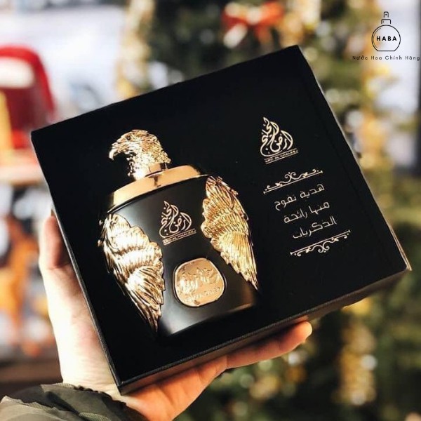 Tinh Dầu Nước Hoa Dubai Ghala Zayed Luxury Đại Bàng Gold Dạng Xịt 100ml Mùi Nam Tính, Trầm Ấm - Tông Khói, Dứa Nướng