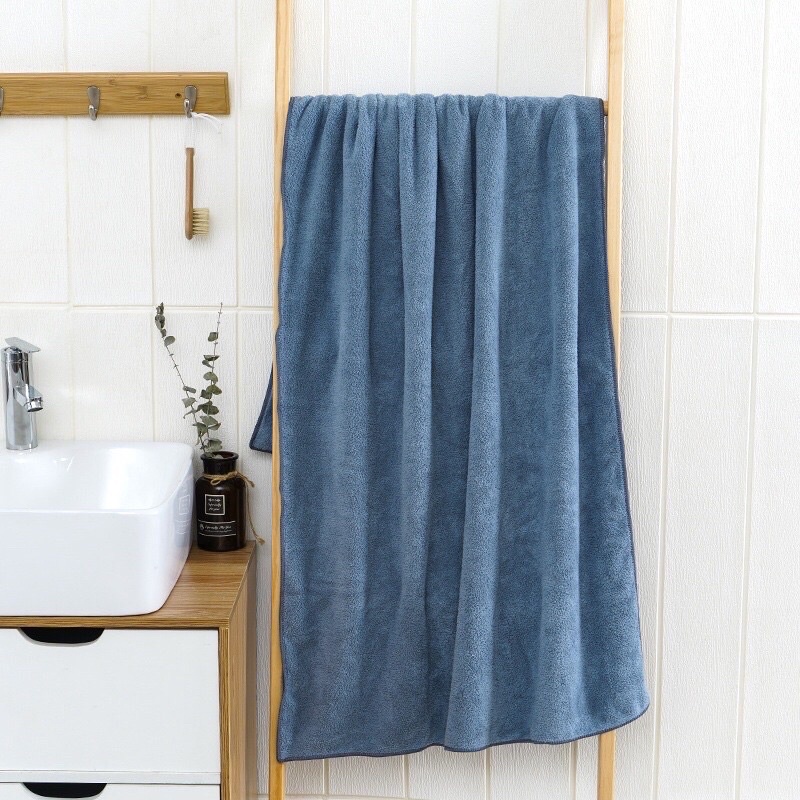 Khăn tắm lông cừu hàn quốc 80x140cm, siêu mềm, siêu thấm hút 2Gaconshop
