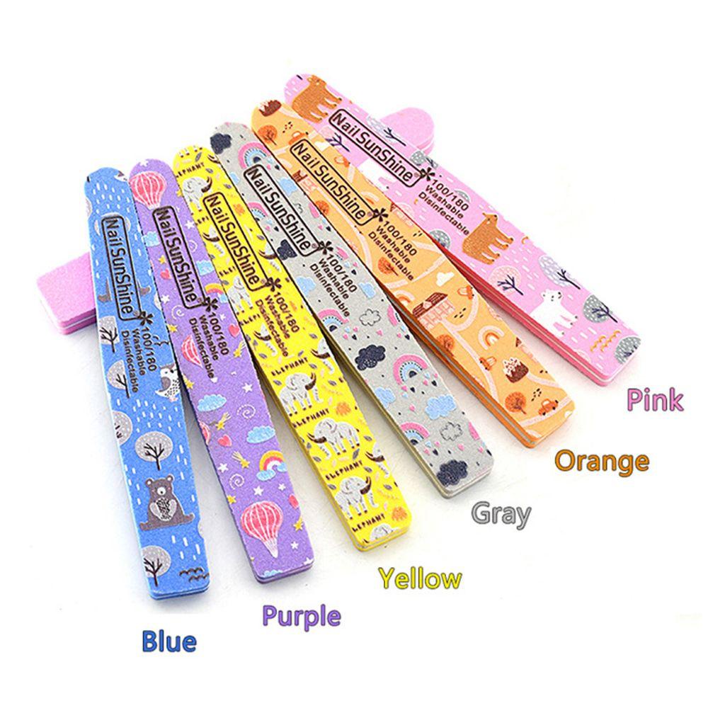 Khối Dũa Móng Tay / Đánh Bóng UV Gel Bền Chuyên Nghiệp 100 / 180 Grit