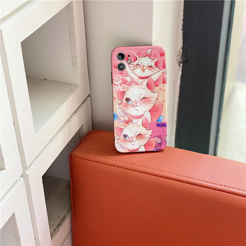 Ốp lưng iPhone iPhone 11 Pro Max / iPhone12 / Ốp lưng iPhone X / iPhone 7 Plus / iPhone 8 / iPhone 6 / iPhone 11 Ốp lưng TPU Mary cat chống rơi