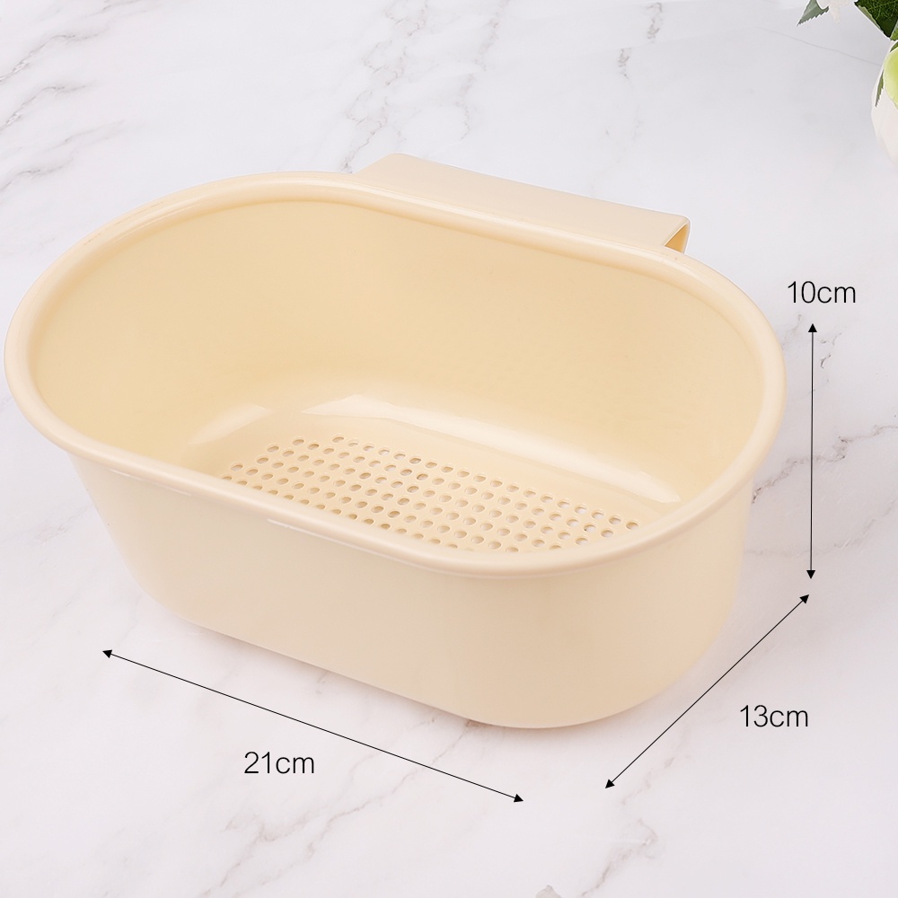Rổ Nhựa Đa Chức Năng Hình Chữ Nhật Dùng Đựng Rau Củ Quả Tiện Dụng