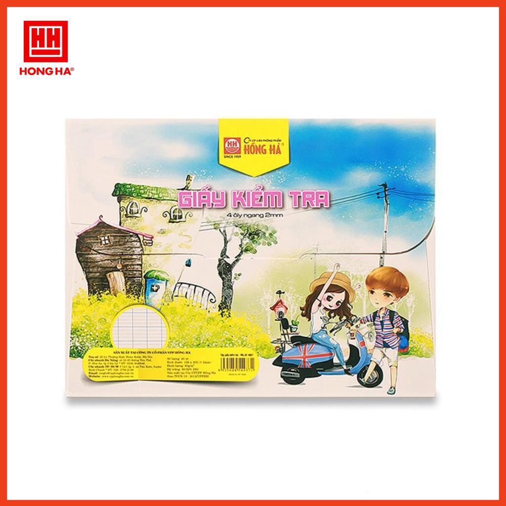 Giấy kiểm tra kẻ ngang Chibi 4937