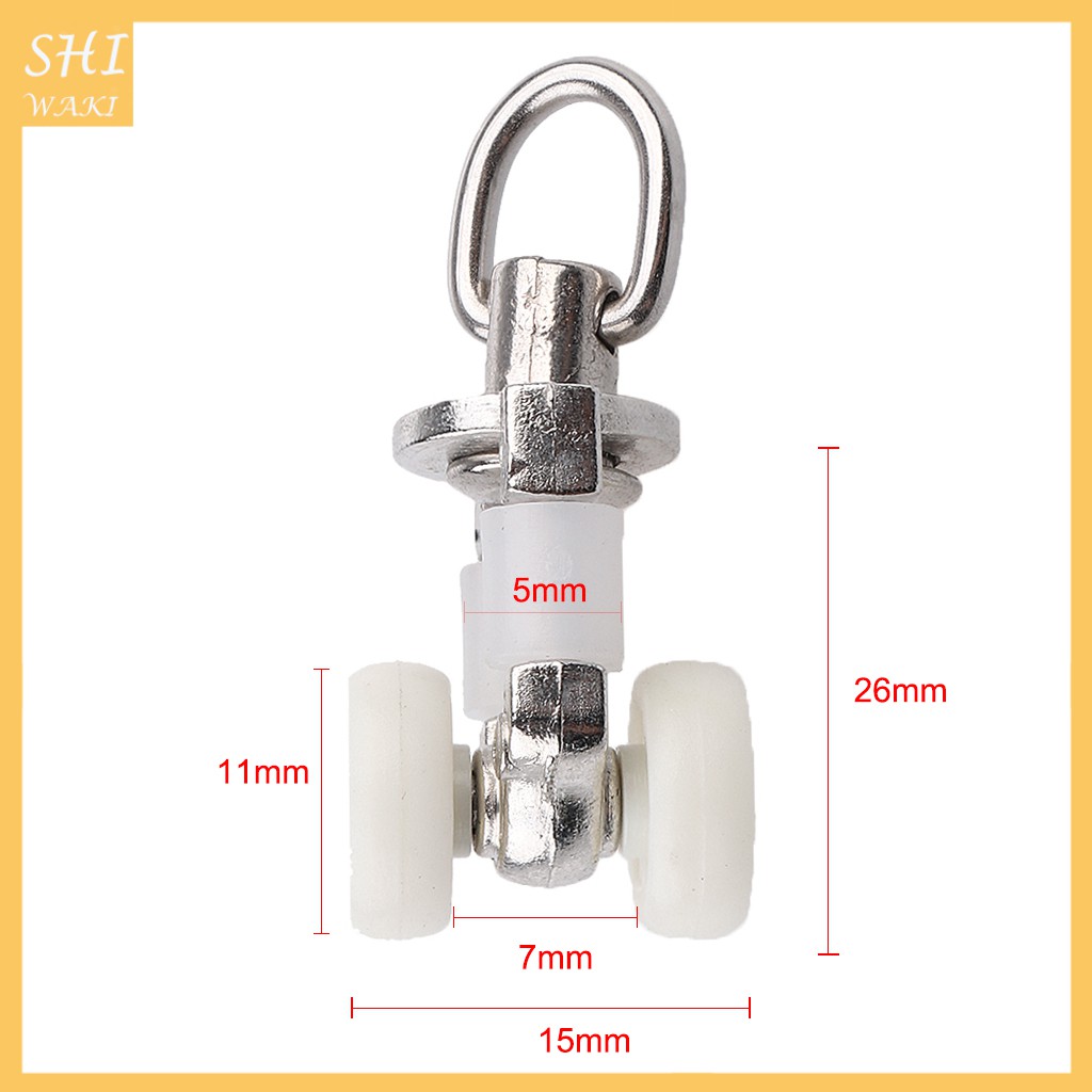 Set 20 Con Lăn Đôi Gắn Màn Cửa Trượt