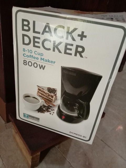 Máy pha coffee chính hãng Black &amp; Decker DCM600 (8-10 Ly)