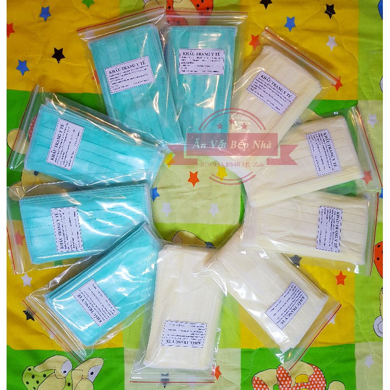 Khẩu trang y tế bịch 10 cái