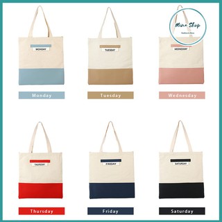 Túi vải canvas - Túi totte bag thời trang có khóa kéo, đeo đi học, đi chơi phong cách, thời trang, tiện lợi.
