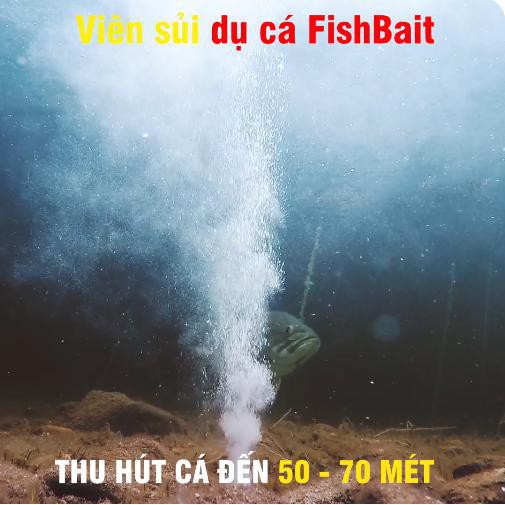 Viên sủi thu hút cá Fish Bait, viên sủi mồi câu cá