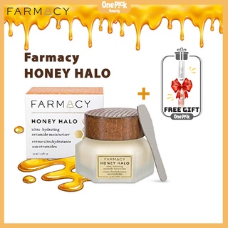 Kem dưỡng ẩm Farmacy cấp ẩm gấp 3 lần cho làn da ẩm mướt, mịn màng và săn chắc với thành phần từ tự nhiên như: ceramide, mật ong, bơ hạt mỡ và quả sung [FARMACY HONEY HALO 50ML]