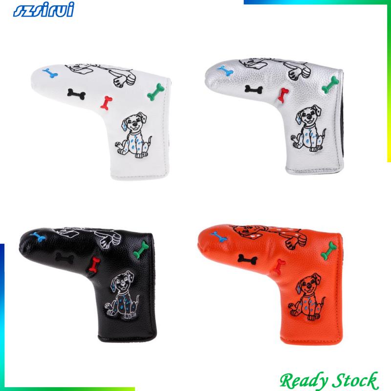 Vỏ Bọc Bảo Vệ Đầu Gậy Đánh golf Bằng Da pu Chống Thấm Nước Màu Trắng