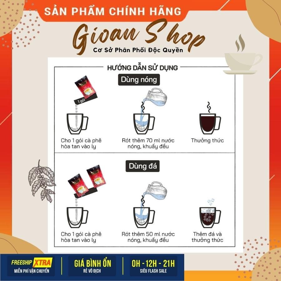 [Mã GROXUAN1 giảm 8% đơn 150K] Cà Phê Sữa Hòa Tan 3 in 1 (16gr x 45 gói) Cafe KING COFFEE | BigBuy360 - bigbuy360.vn