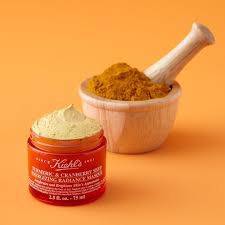 Mặt Nạ Nghệ Kiehls Tumeric &amp; Cranberry Seed Energizing Radiance Masque Sáng Da Mờ Thâm 100ML ( Cam kết chính hãng )