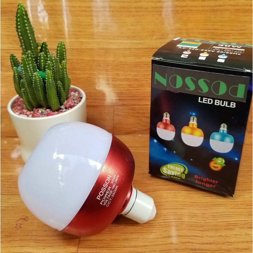 Bóng đèn Led 20w 30w 40w quả táo siêu sáng tiết kiệm điện cao cấp Posson LAGR-20-40x | BigBuy360 - bigbuy360.vn