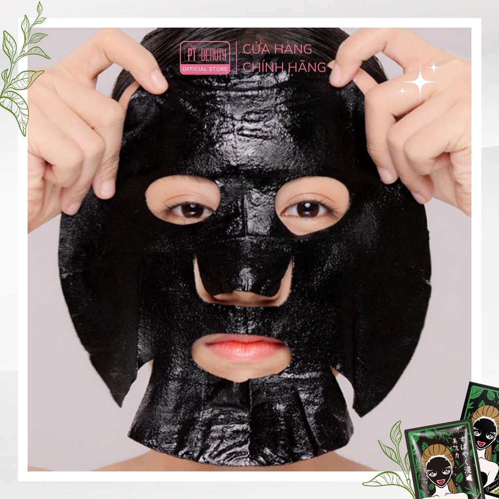 Lẻ 1 miếng Mặt nạ tràm trà SEXYLOOK Premium Black Mask Anti Blemish kiểm soát dầu và mụn 28ml