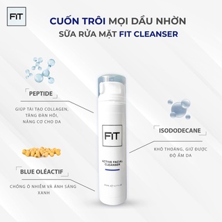 Sữa Rửa Mặt Sạch Sâu, Giảm Nhờn, Giảm Mụn Fit Active Facial Cleanser - 200ml FIT SKINCARE