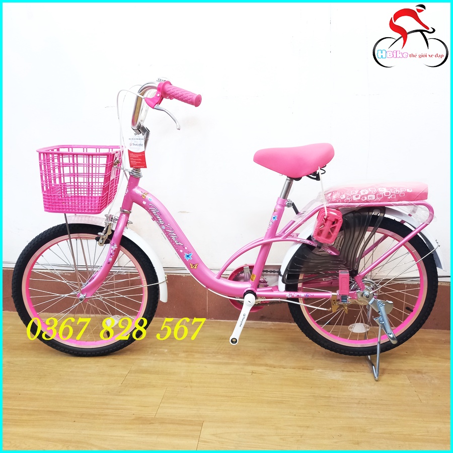 Xe Đạp Thống Nhất Nữ 20inch Cho Bé Gái Từ 7 Tuổi