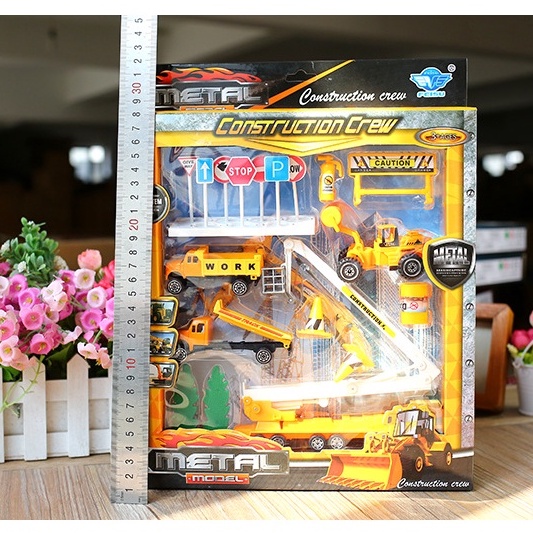 Set đồ chơi mô hình cứu hỏa, công trình, quân đội cho bé
