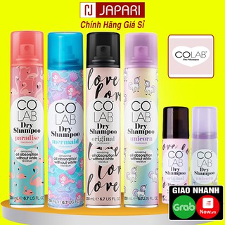 Dầu Gội Khô Colab Dry Shampoo Dạng Xịt - Dầu Gội Đầu Khô Girlz Only Làm Phồng Tóc Hết Bết Tóc - Xịt Gội  Đầu Khô JAPARI