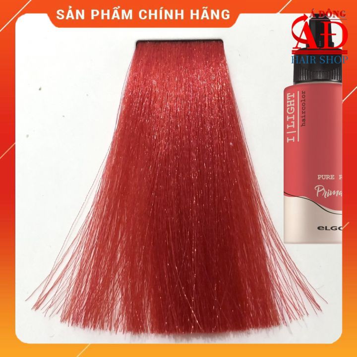 Thuốc nhuộm tóc Elgon I-light màu đỏ Pure Red Pastel nhuộm trên nền level 9 100ml