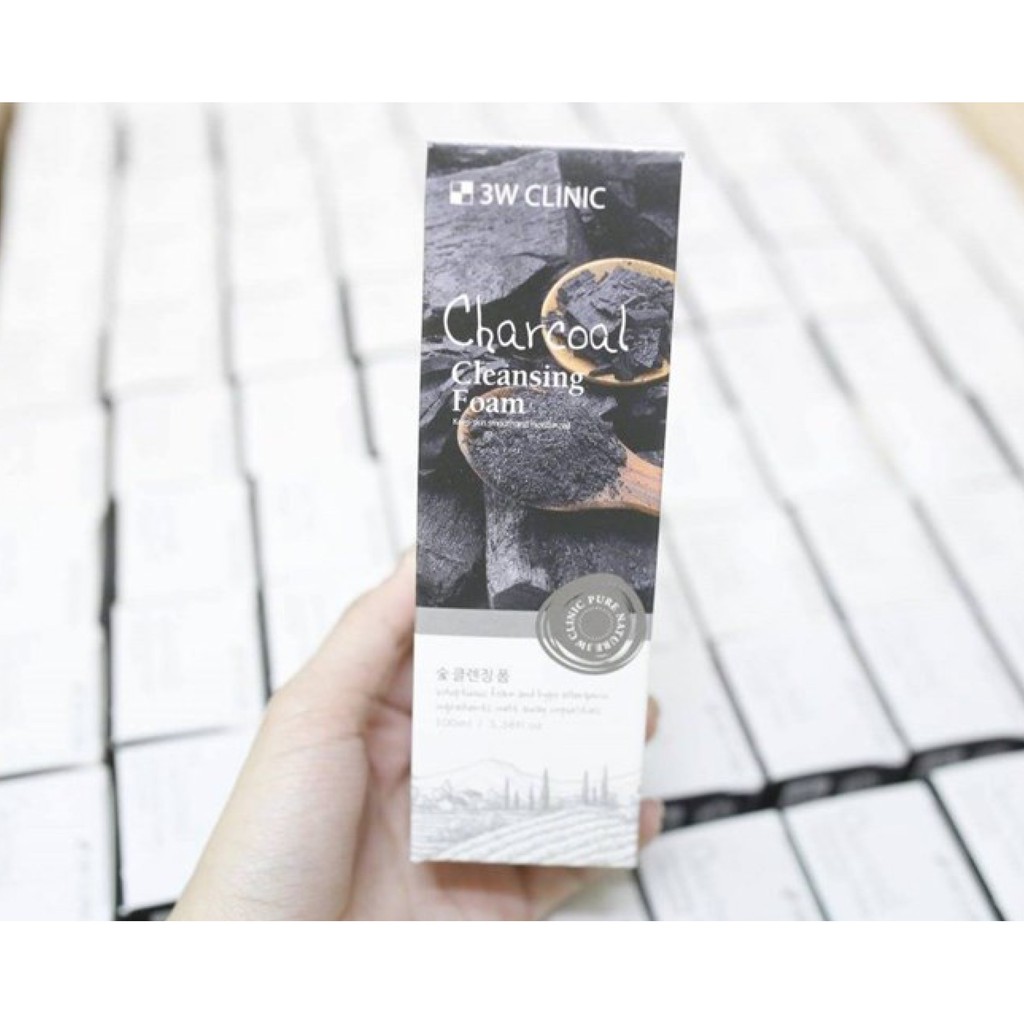 Sữa Rửa Mặt 3W Clinic Charcoal