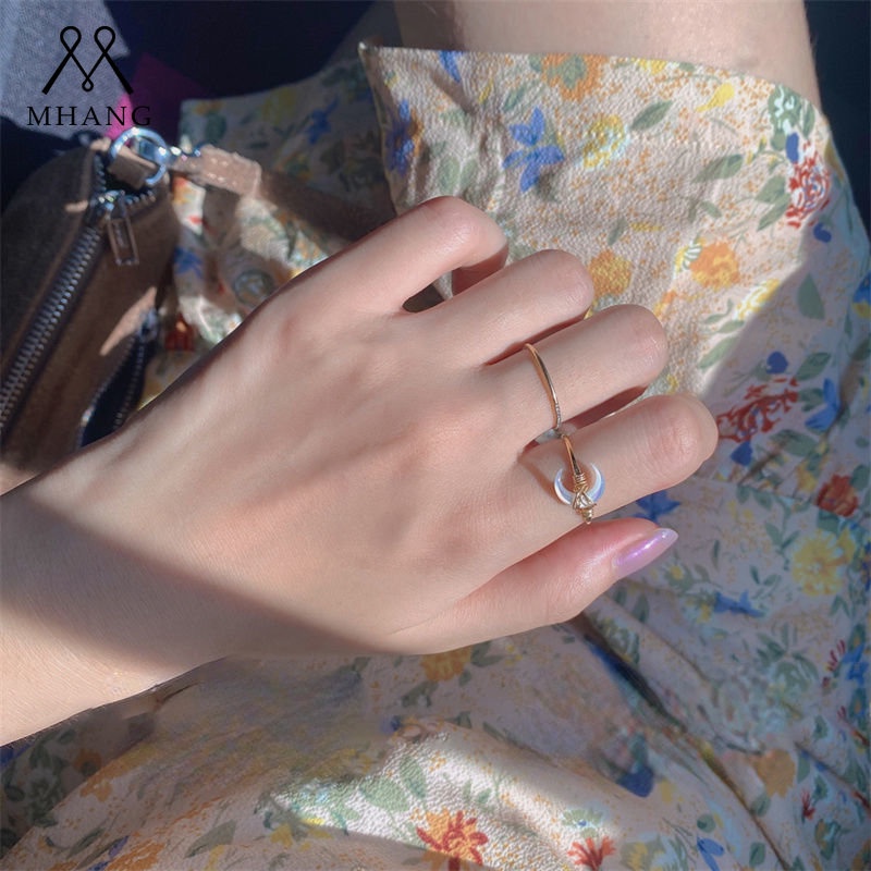 Nhẫn Hở Công Thức Freesia Thanh Lịch Cùng Phong Cách Mẹ-Oof-pearl Thời Trang Mới Dành Cho Bạn Nữ