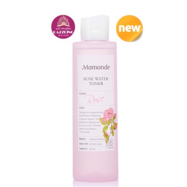 Nước Hoa Hồng Mamonde Rose 250ml
