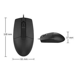 Chuột Quang Có Dây A4Tech 720U Cổng Usb Màu Đen