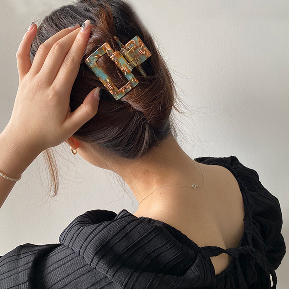 Kẹp Càng Cua Họa Tiết Hoa Thời Trang Cho Nữ