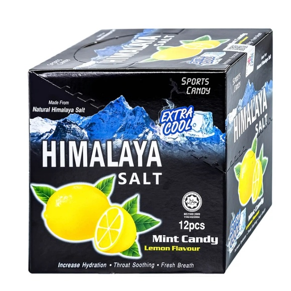 Combo 2 gói Kẹo bạc hà chanh muối Himalaya Salt Mint Candy Lemon Flavour