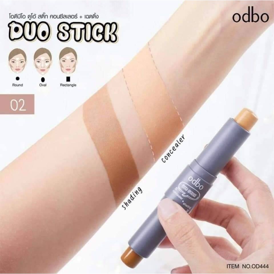 SALE NGHỈ BÁN - Thanh Che Khuyết điểm tạo khối 2 đầu Thái Lan Odbo Duo stick