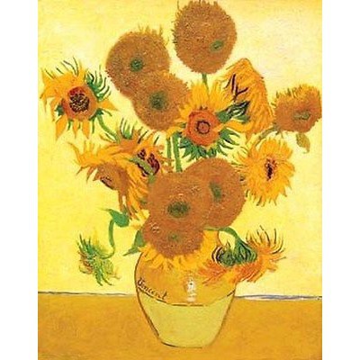 Poster ảnh in hình tranh vẽ hoa hướng dương của Van Gogh