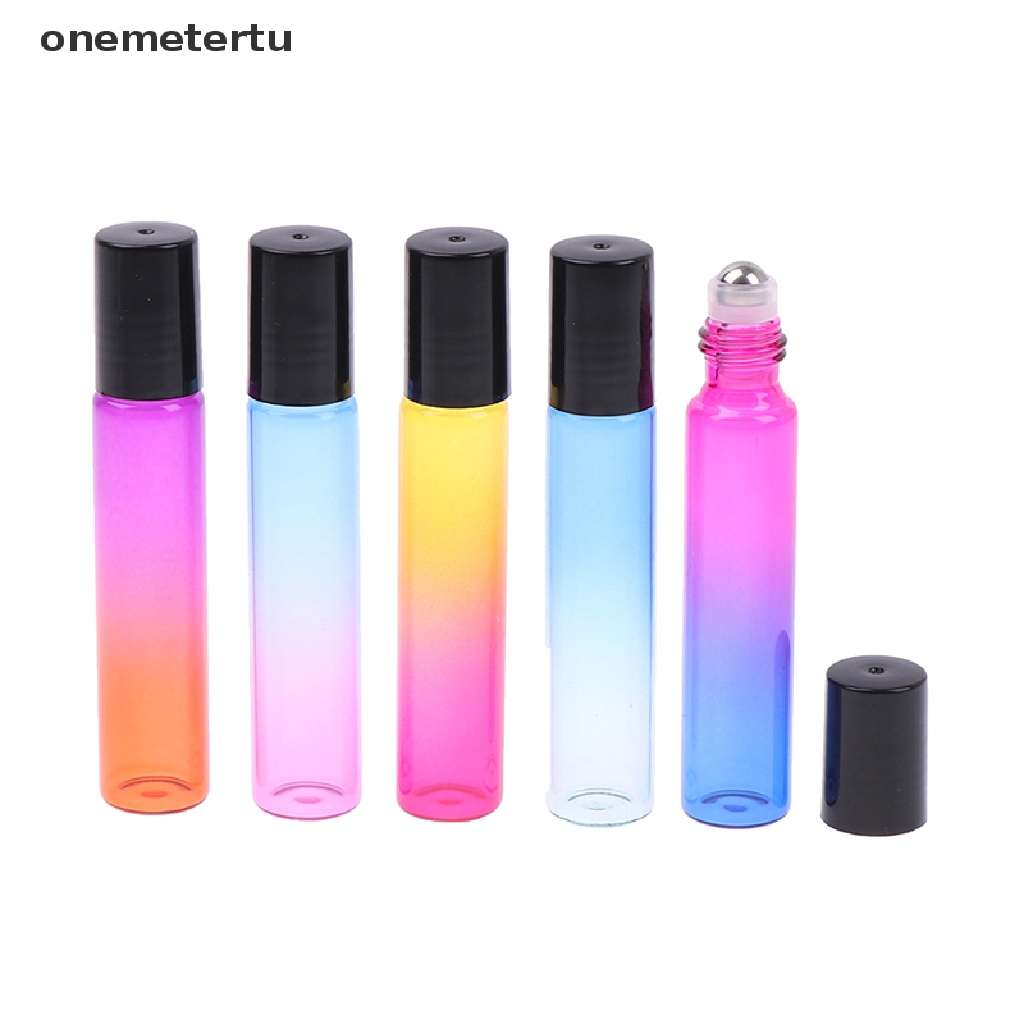 Chai thủy tinh 10ml đựng nước hoa dạng lăn màu gradient