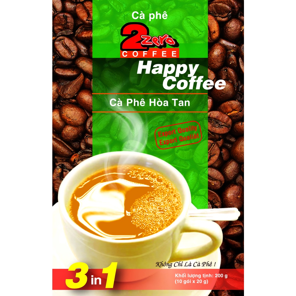 Cà phê sữa Happy Coffee - 2 zero