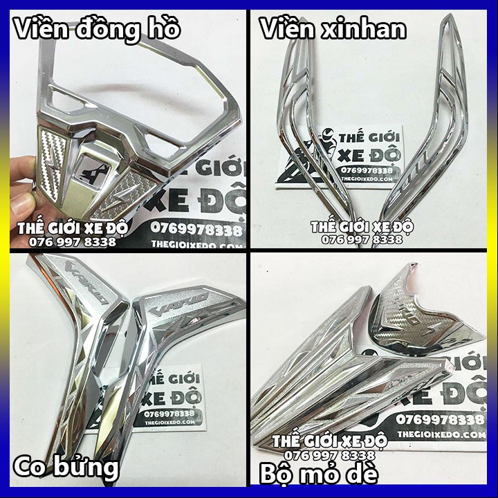vario 150 phụ kiện xi mạ crom