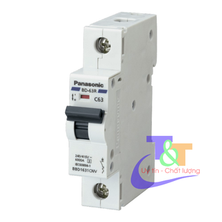 Cầu dao tự động 1 tép 10a, 16a, 20a, 25a, 32a,40a mcb 1p panasonic