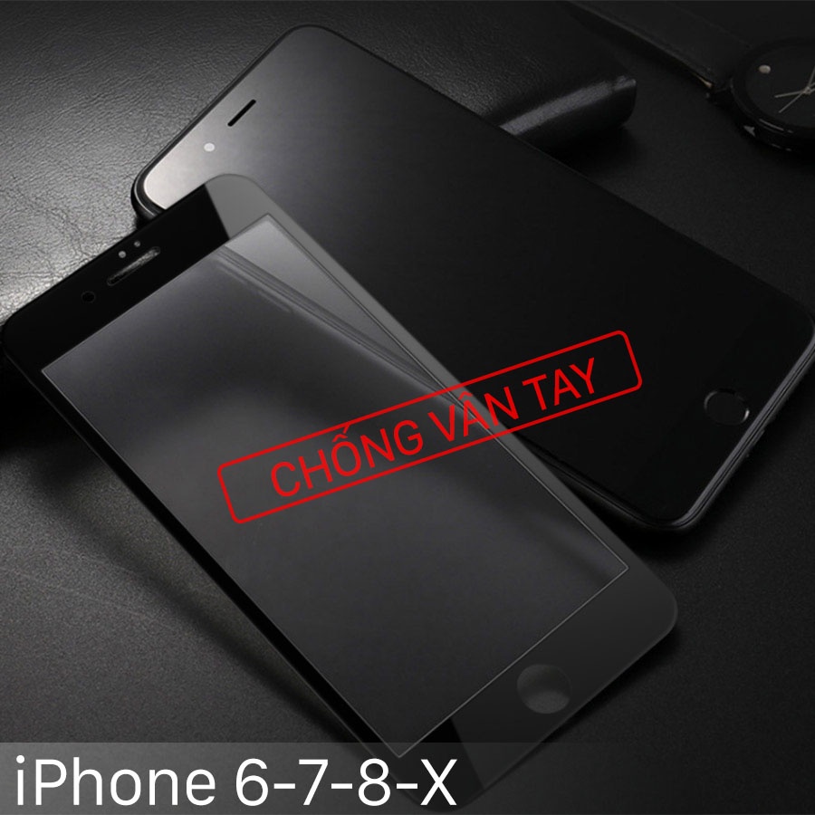 Kính cường lực chống vân tay cho iphone 13, iphone 13pro, iphone 13 promax, X,Xsmax, promax