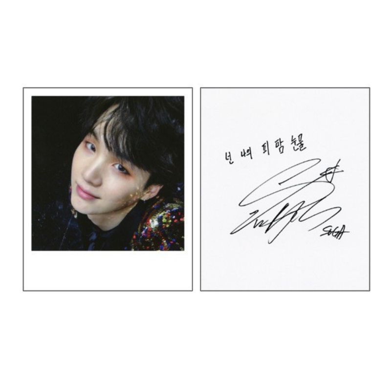 Card polaroid BTS Album Wings và card trong DVD 2017