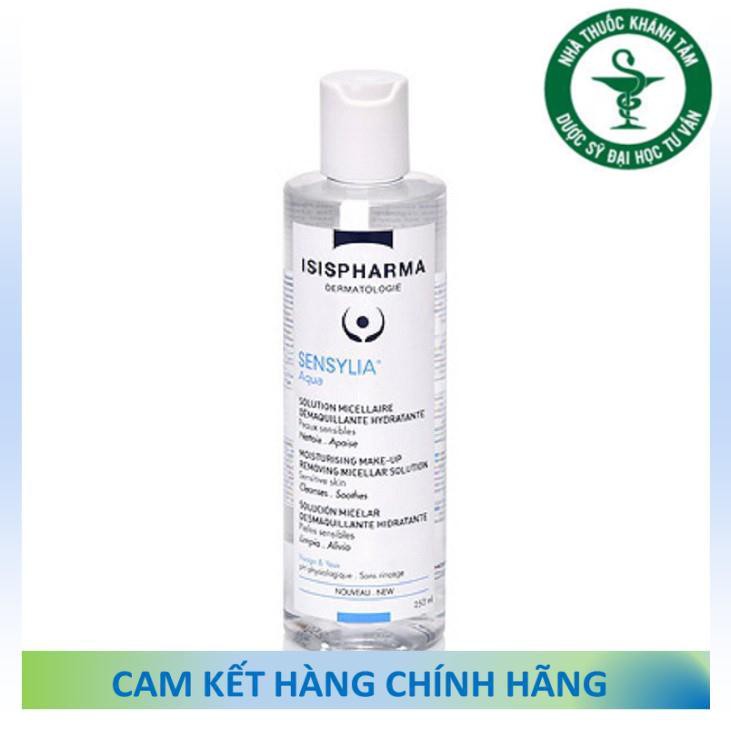 ! ! Nước tẩy trang, dưỡng ẩm cho da nhạy cảm Isis Pharma Sensylia Aqua 250ml