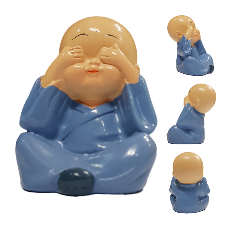 Bộ Tượng Tứ Không Nghe - Không Nhìn - Không Nói - Tâm Không Động | BigBuy360 - bigbuy360.vn