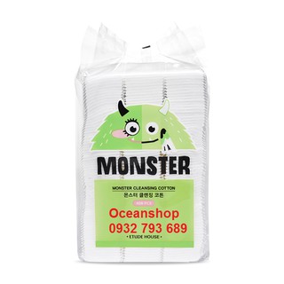 Bông Tẩy Trang Etude House Monster Cleansing Cotton 408 miếng