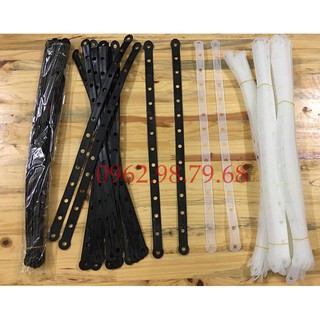 Dây nhựa 30 chiếc mix bộ và 100 móc dẹt trẻ em